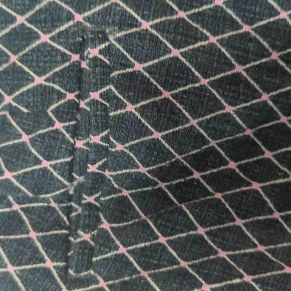 Ann Taylor Curvy Fit Crop Teal with white and pink - Picture 9 of 13